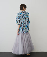 【予約開始待ち】2WAYリブスーパーボリュームチュールスカート