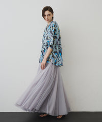 【予約開始待ち】2WAYリブスーパーボリュームチュールスカート