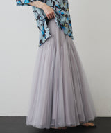 【予約開始待ち】2WAYリブスーパーボリュームチュールスカート