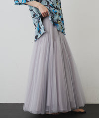 【予約開始待ち】2WAYリブスーパーボリュームチュールスカート