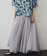 【予約開始待ち】2WAYリブスーパーボリュームチュールスカート