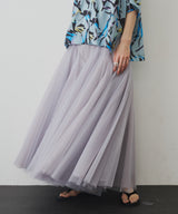 【予約開始待ち】2WAYリブスーパーボリュームチュールスカート