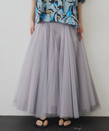 【予約開始待ち】2WAYリブスーパーボリュームチュールスカート