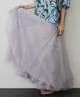 【予約開始待ち】2WAYリブスーパーボリュームチュールスカート