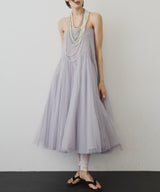 【予約開始待ち】2WAYリブスーパーボリュームチュールスカート