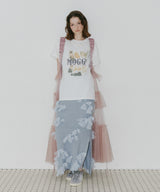 【予約10%OFF】【J1U by LA BELLE ETUDE】メニーリボンニットIラインスカートⅡ