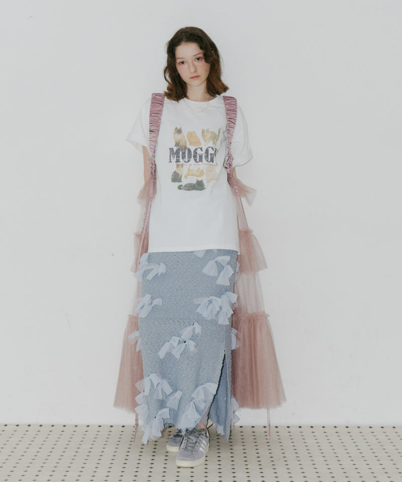 J1U by LA BELLE ETUDE】メニーリボンニットIラインスカートⅢ – LA