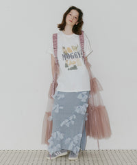 【予約10%OFF】【J1U by LA BELLE ETUDE】メニーリボンニットIラインスカートⅡ