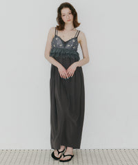 【予約10%OFF】【J1U by LA BELLE ETUDE】ビジュ×レースビスチェ