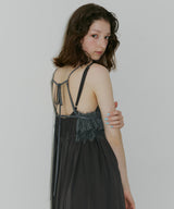 【予約10%OFF】【J1U by LA BELLE ETUDE】ビジュ×レースビスチェ