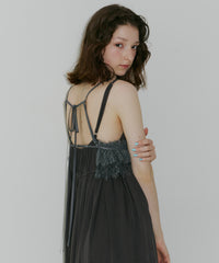 【予約10%OFF】【J1U by LA BELLE ETUDE】ビジュ×レースビスチェ