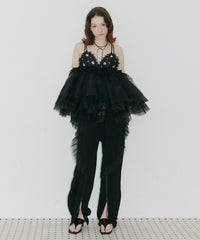 【予約10%OFF】【J1U by LA BELLE ETUDE】ビジュ×レースビスチェ