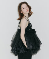 【予約10%OFF】【J1U by LA BELLE ETUDE】ビジュ×レースビスチェ