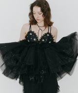 【予約10%OFF】【J1U by LA BELLE ETUDE】ビジュ×レースビスチェ