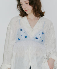 【予約10%OFF】【J1U by LA BELLE ETUDE】ビジュ×レースビスチェ