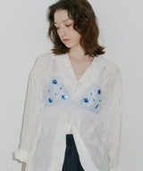 【予約10%OFF】【J1U by LA BELLE ETUDE】ビジュ×レースビスチェ