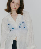 【予約10%OFF】【J1U by LA BELLE ETUDE】ビジュ×レースビスチェ