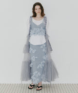 【予約10%OFF】【J1U by LA BELLE ETUDE】メニーリボンニットIラインスカートⅡ