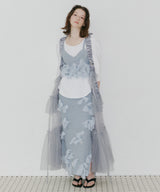 【予約10%OFF】【J1U by LA BELLE ETUDE】メニーリボンニットIラインスカートⅡ