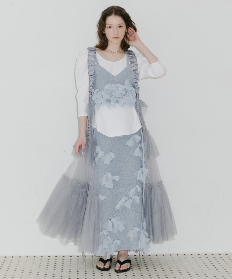 J1U by LA BELLE ETUDE】メニーリボンニットビスチェⅢ – LA BELLE