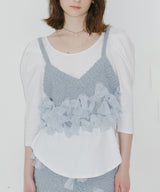 【予約10%OFF】【J1U by LA BELLE ETUDE】メニーリボンニットビスチェⅡ