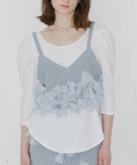 【予約10%OFF】【J1U by LA BELLE ETUDE】メニーリボンニットビスチェⅡ