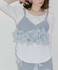 【予約10%OFF】【J1U by LA BELLE ETUDE】メニーリボンニットビスチェⅡ