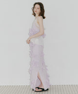 【予約10%OFF】【J1U by LA BELLE ETUDE】メニーリボンニットIラインスカートⅡ