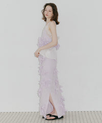 【予約10%OFF】【J1U by LA BELLE ETUDE】メニーリボンニットIラインスカートⅡ