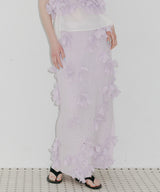 【予約10%OFF】【J1U by LA BELLE ETUDE】メニーリボンニットIラインスカートⅡ