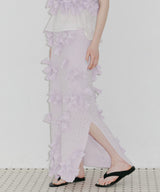 【予約10%OFF】【J1U by LA BELLE ETUDE】メニーリボンニットIラインスカートⅡ