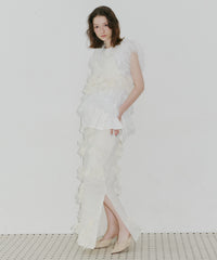 【予約10%OFF】【J1U by LA BELLE ETUDE】メニーリボンニットビスチェⅡ