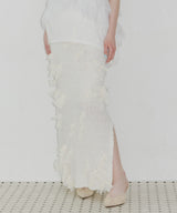 【予約10%OFF】【J1U by LA BELLE ETUDE】メニーリボンニットIラインスカートⅡ