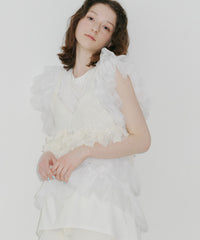 【予約10%OFF】【J1U by LA BELLE ETUDE】メニーリボンニットビスチェⅡ