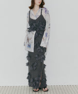 【予約10%OFF】【J1U by LA BELLE ETUDE】メニーリボンニットIラインスカートⅡ