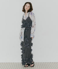 【予約10%OFF】【J1U by LA BELLE ETUDE】メニーリボンニットIラインスカートⅡ