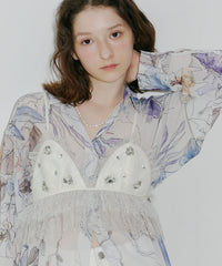 【予約10%OFF】【J1U by LA BELLE ETUDE】ビジュ×レースビスチェ