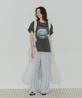 【一部カラー予約】【J1U by LA BELLE ETUDE】シースルーボリュームチュールデザインジレ