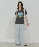 【一部カラー予約】【J1U by LA BELLE ETUDE】シースルーボリュームチュールデザインジレ