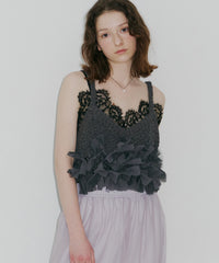 【予約10%OFF】【J1U by LA BELLE ETUDE】メニーリボンニットビスチェⅡ