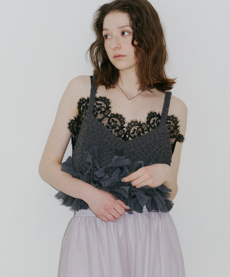 J1U by LA BELLE ETUDE】メニーリボンニットビスチェⅢ – LA BELLE