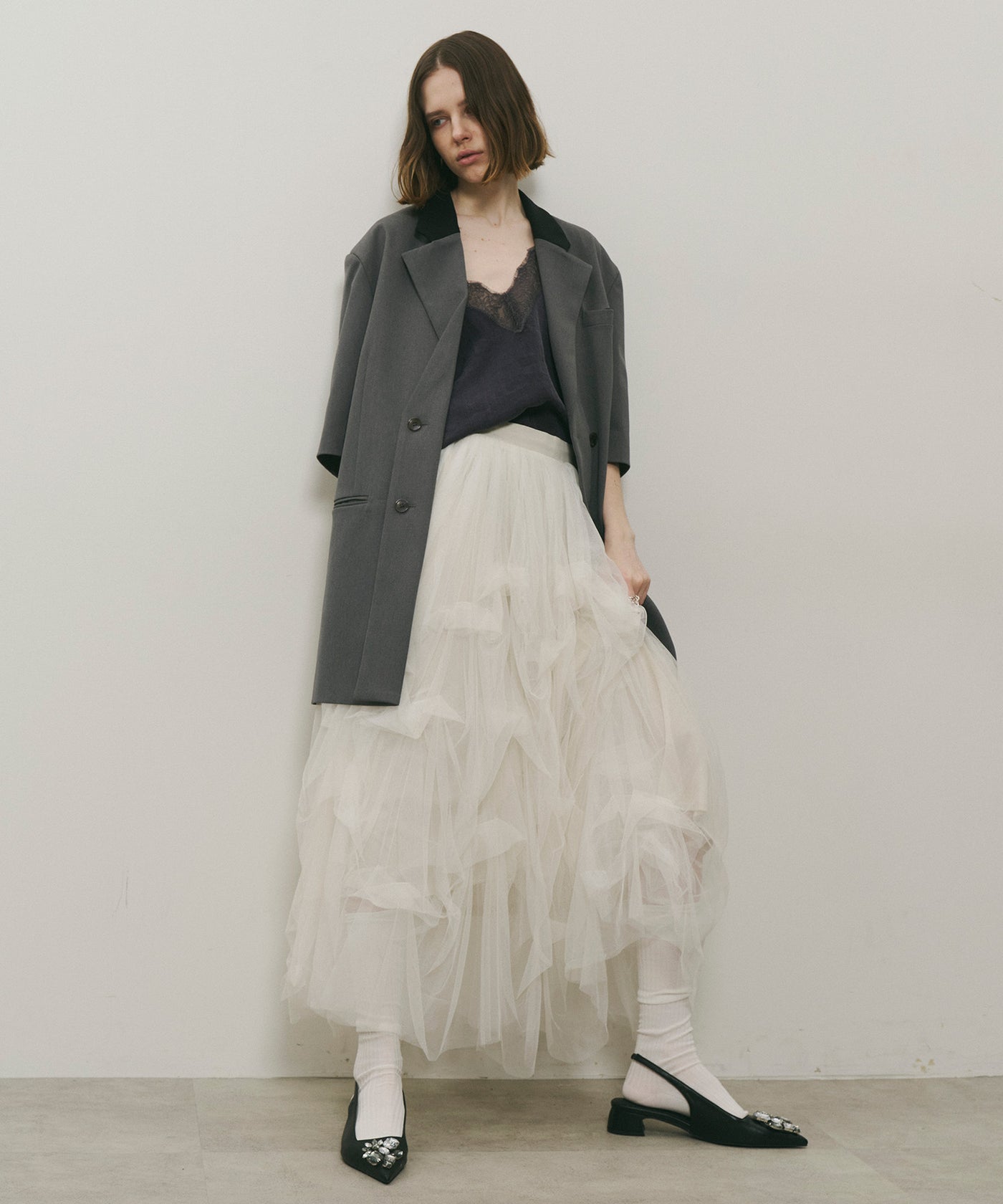 一部カラー再入荷予約】Carrie ボリュームチュールスカート – LA