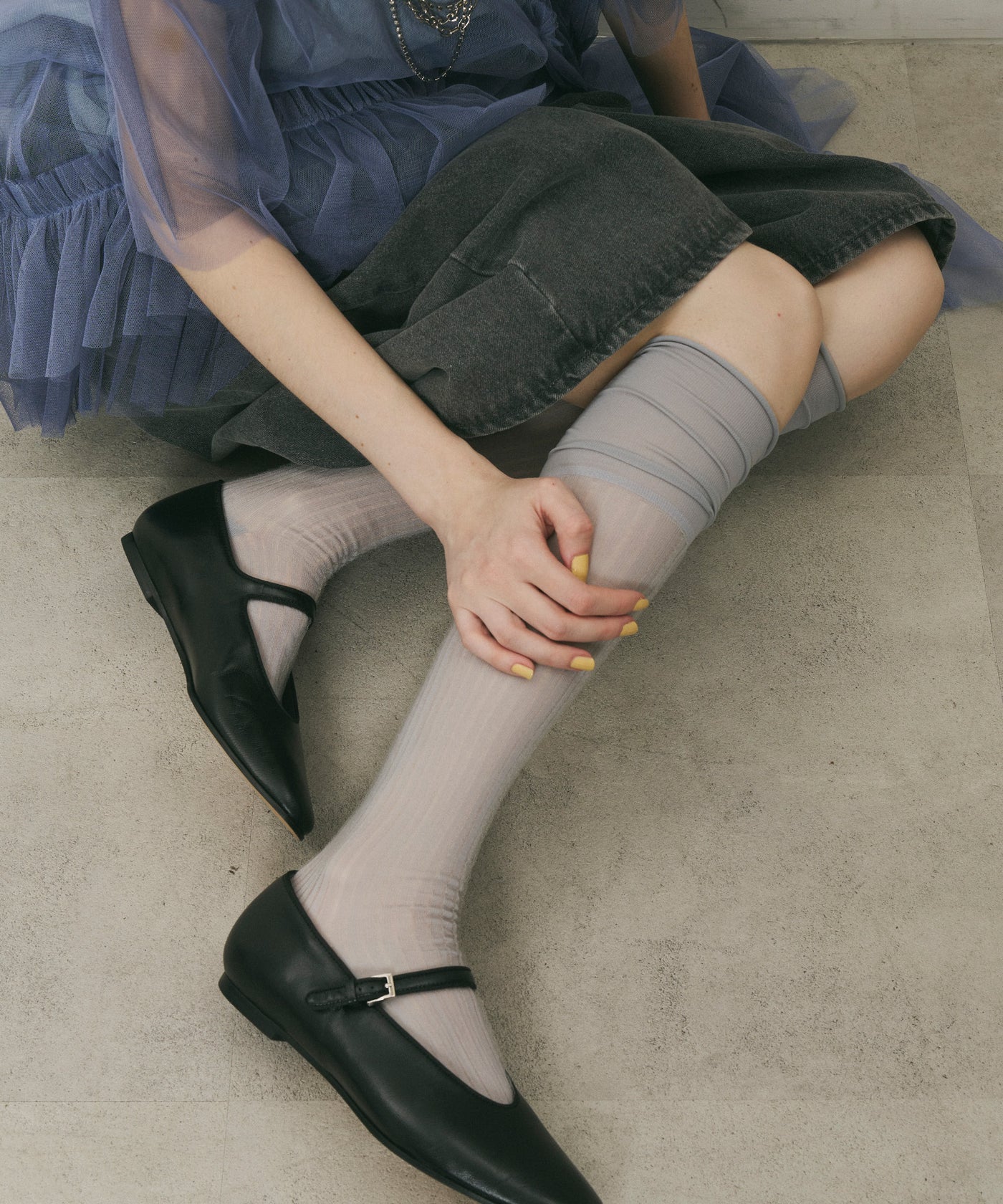 ず*ー様 everlift シングレット　コンプシャツ　ロングソックス　ソックス EVA×graniph 】ロングソックス/2号機(ヱヴァンゲリヲン新劇場版