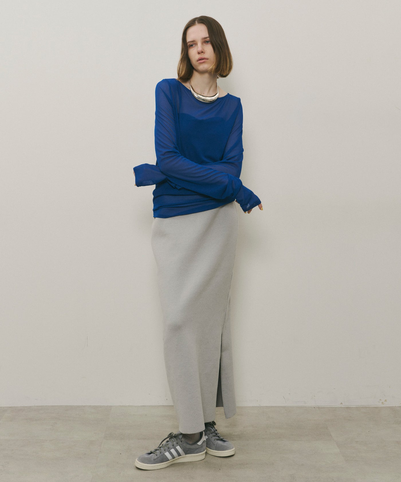 ロングスリーブボートネックシアーTOPS – LA BELLE ETUDE online store