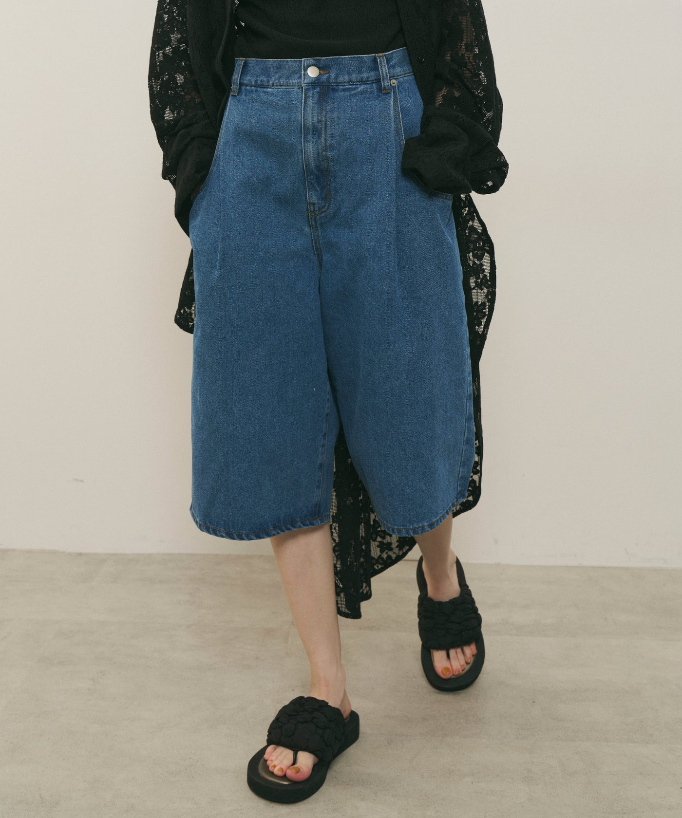 デニムタックハーフパンツ – LA BELLE ETUDE online store
