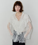 2WAY総レースVネックオーバーTOPS