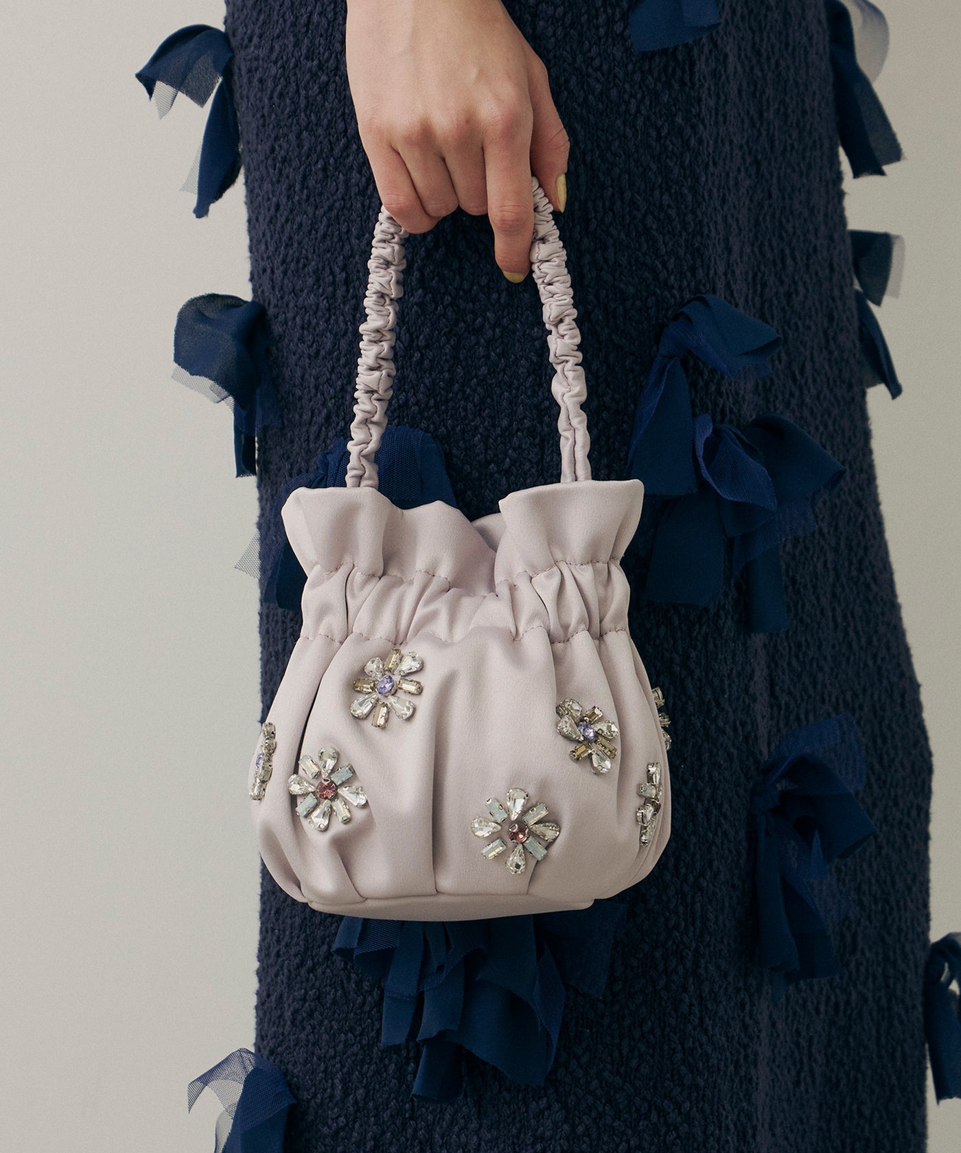 J1U by LA BELLE ETUDE】ビジューミニショルダーBAG – LA BELLE