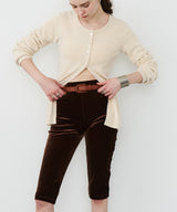 【room153】ベロアカプリパンツ