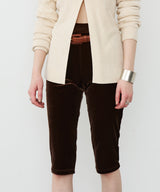 【room153】ベロアカプリパンツ