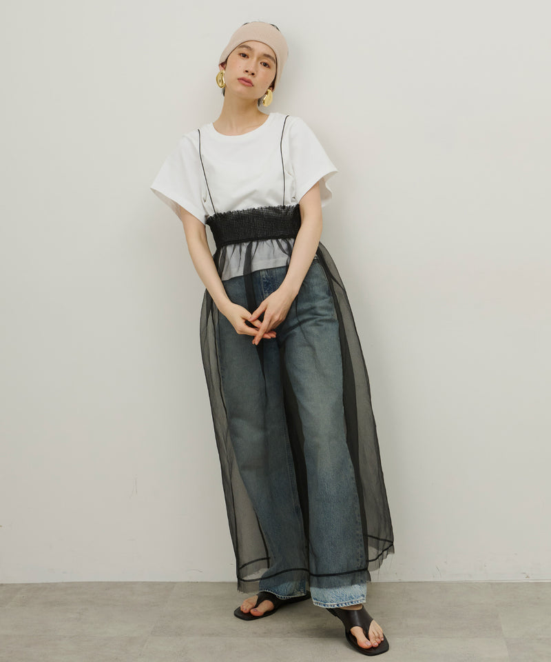 【room153】カーブショートTシャツ